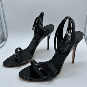 Polo Ralph Lauren Rae Patent Heels Black Size 38B Brand New